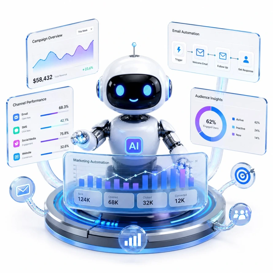 AI automation dashboard